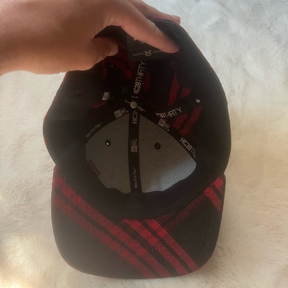 Volcom New Era Child Youth Stretch Fit Kids Flannel Baseball Hat - Picture 4 of 5